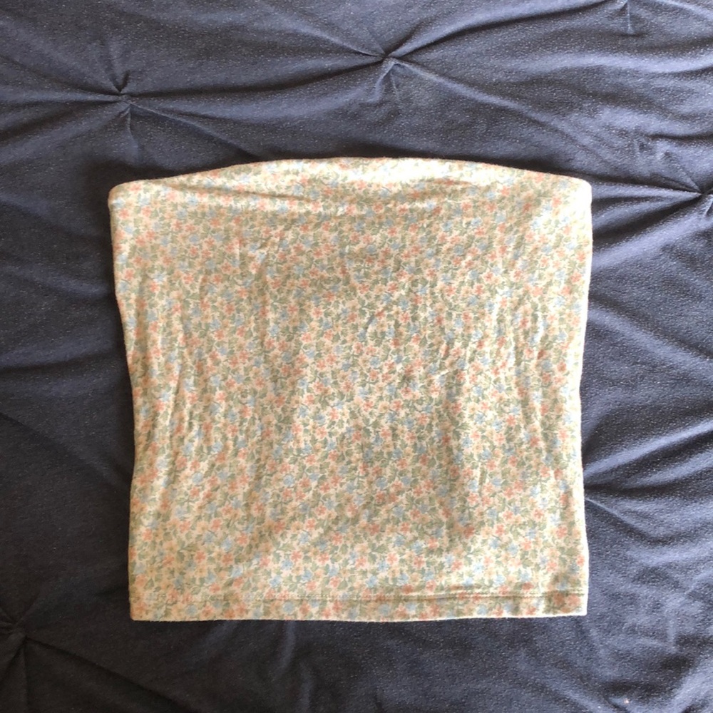 American Eagle Floral Tube Top